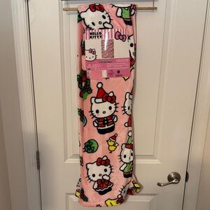 Hello Kitty Festive Pink Blanket